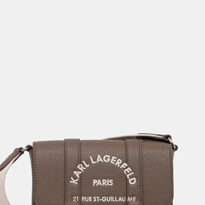 Karl Lagerfeld kadın crossbody çanta, suni deri K/RSG