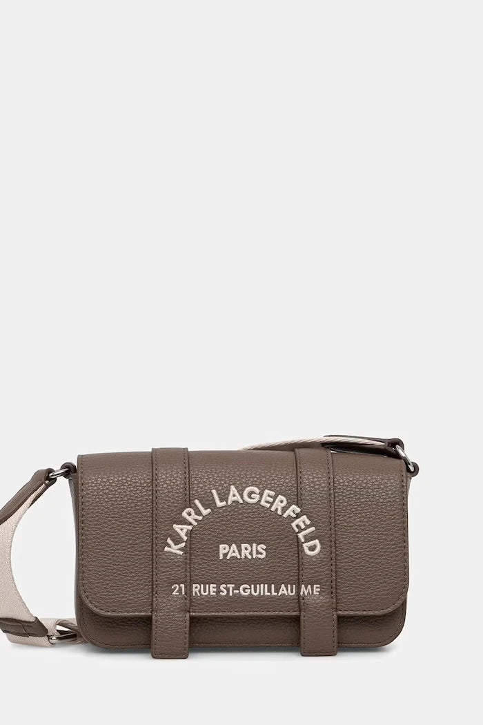 Karl Lagerfeld kadın crossbody çanta, suni deri K/RSG