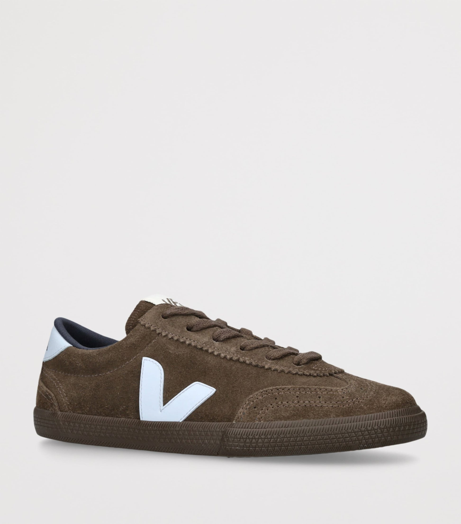 Veja Brown Suede Volley Eagle Swan Sneakers
