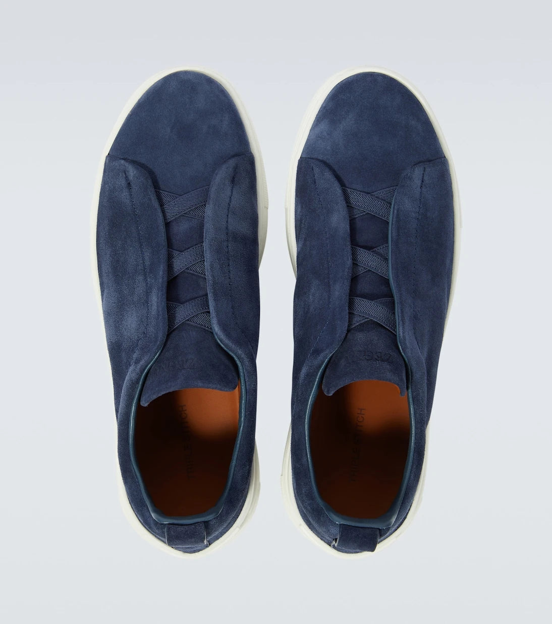 Zegna - Triple Stitch suede sneakers