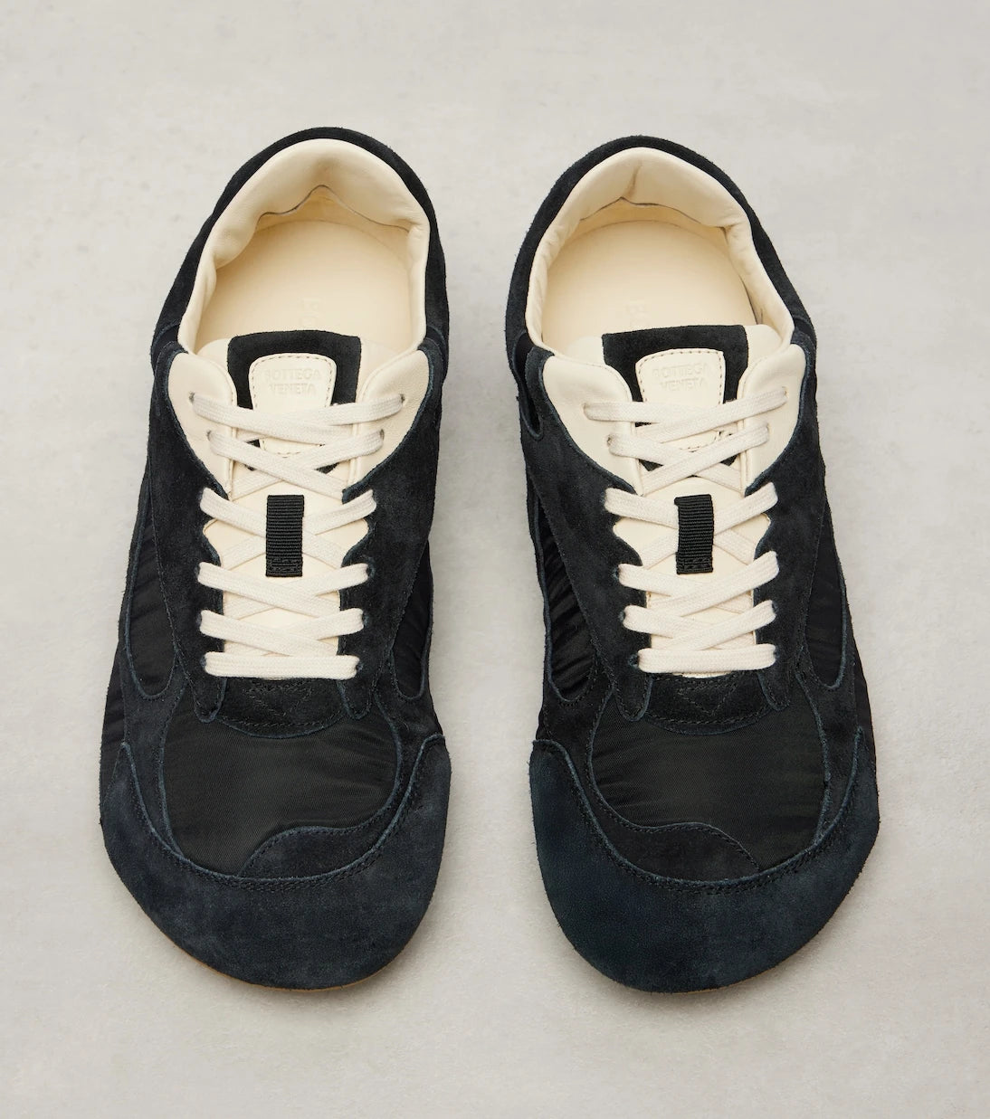Bottega Veneta - Orbit Flash suede-trimmed sneakers