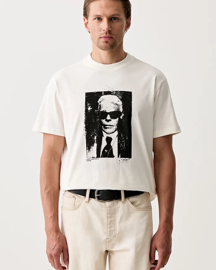 Karl Lagerfeld Jeans erkek pamuklu tişört
