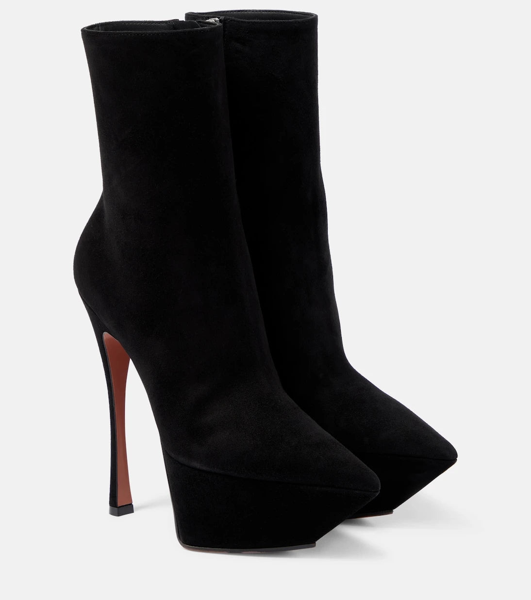 Amina Muaddi - Yigit 150 suede ankle boots