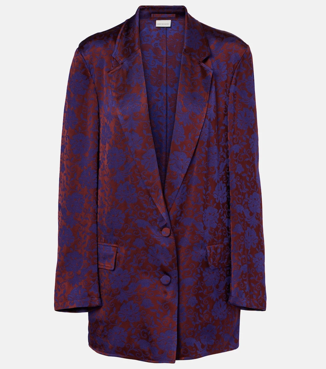 Dries Van Noten - Floral jacquard blazer