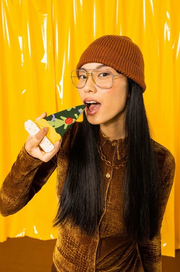 Чорапи Eat My Socks Pizza Vegan