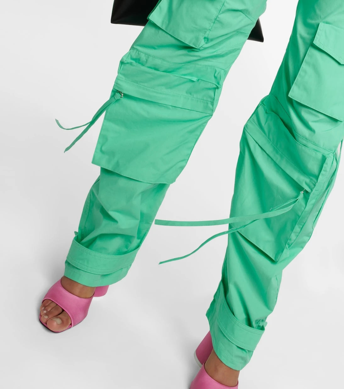 The Attico - Fern cotton canvas cargo pants