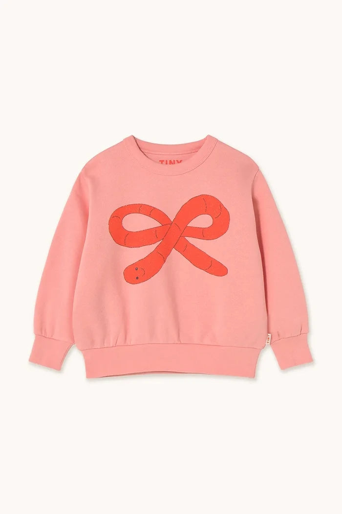 Детски памучен суичър Tinycottons WORM GRAPHIC SWEATSHIRT