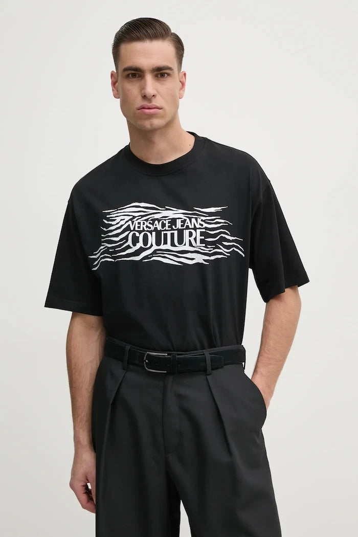 Памучна тениска Versace Jeans Couture