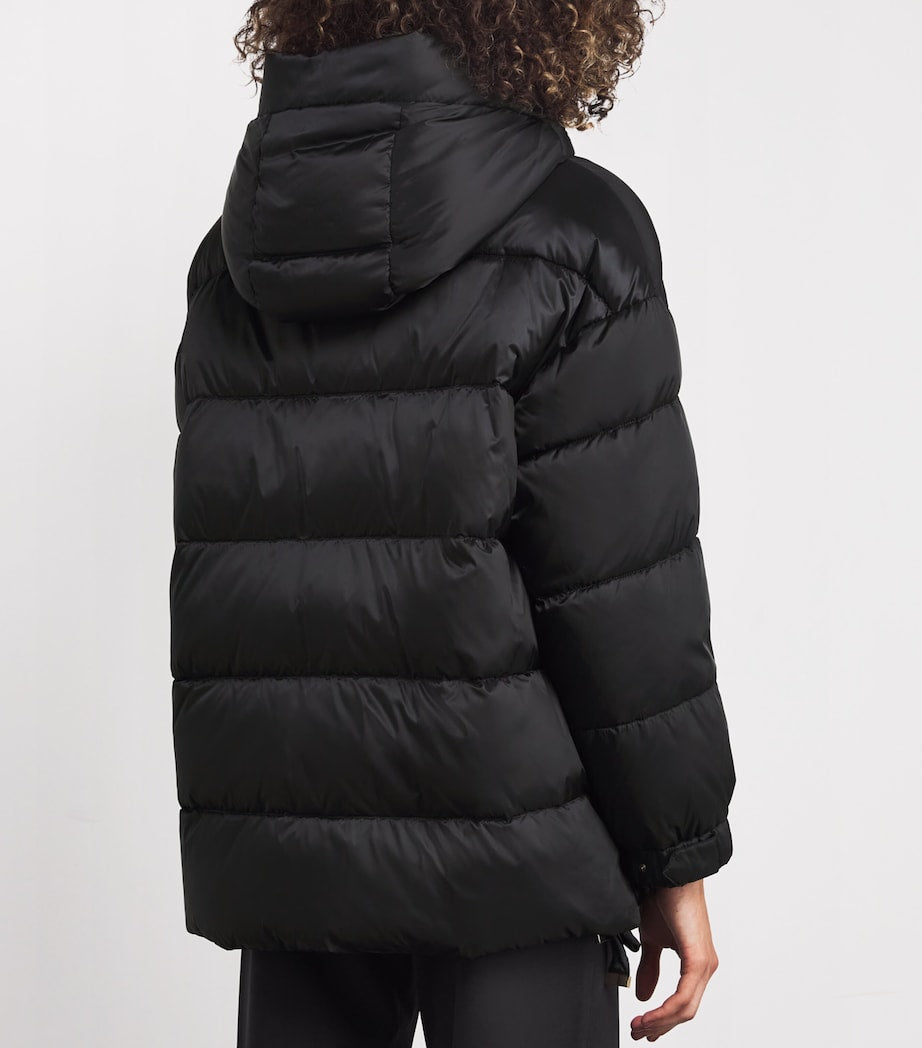 Max Mara Black Water-Repellent Down Puffer Jacket