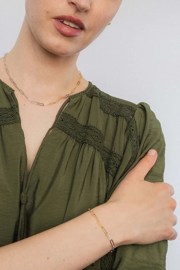 ANIA KRUK kadın gümüş bileklik TRENDY