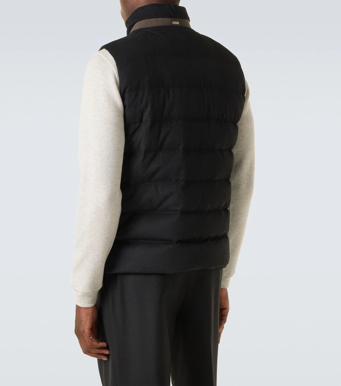 Herno - Down-paneled silk and cashmere vest