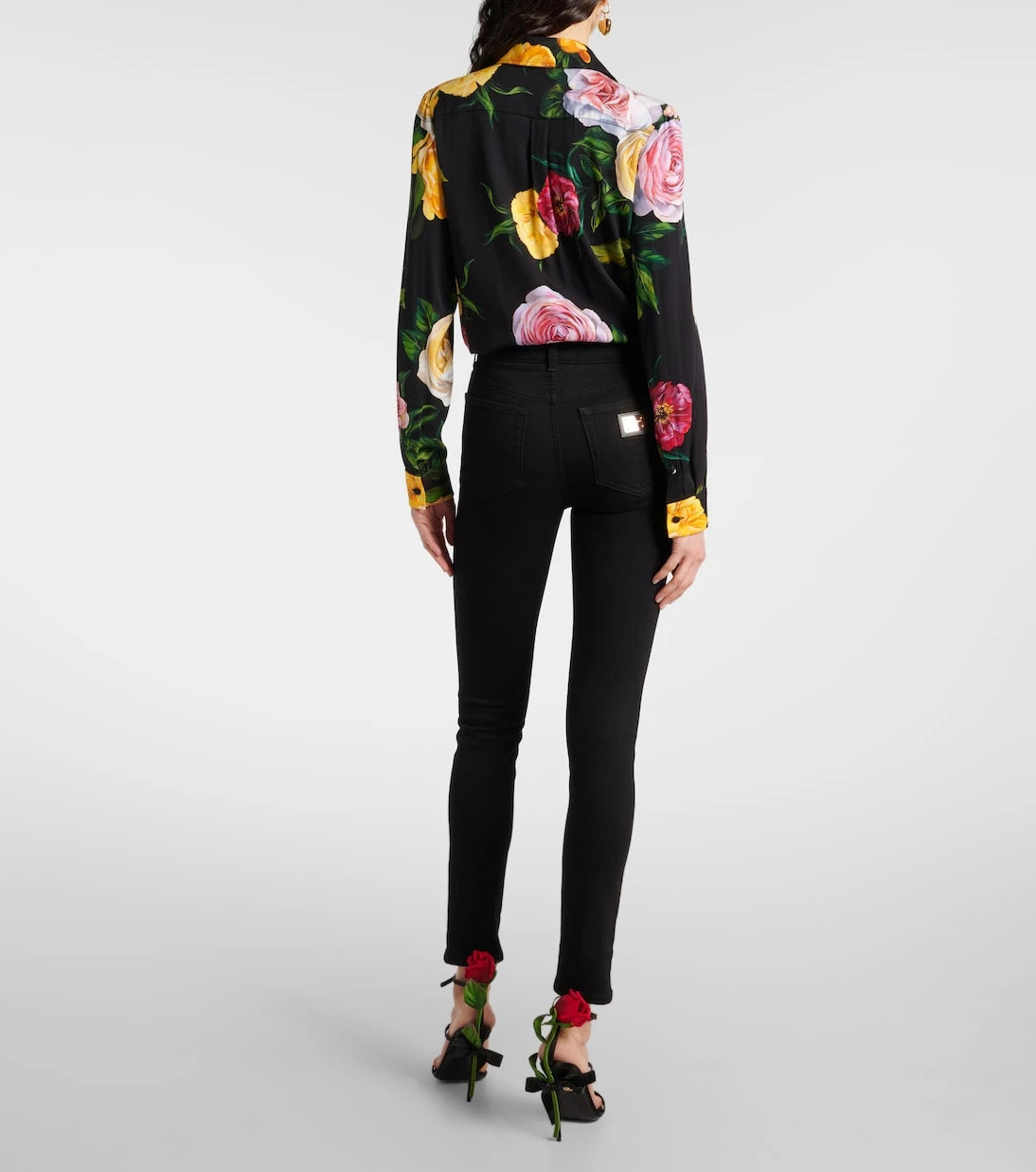 Dolce&Gabbana - جينز سكيني بخصر مرتفع