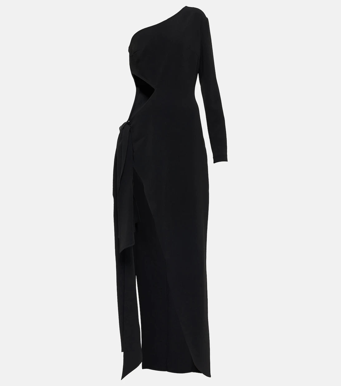 Elie Saab - One-shoulder cutout cady gown