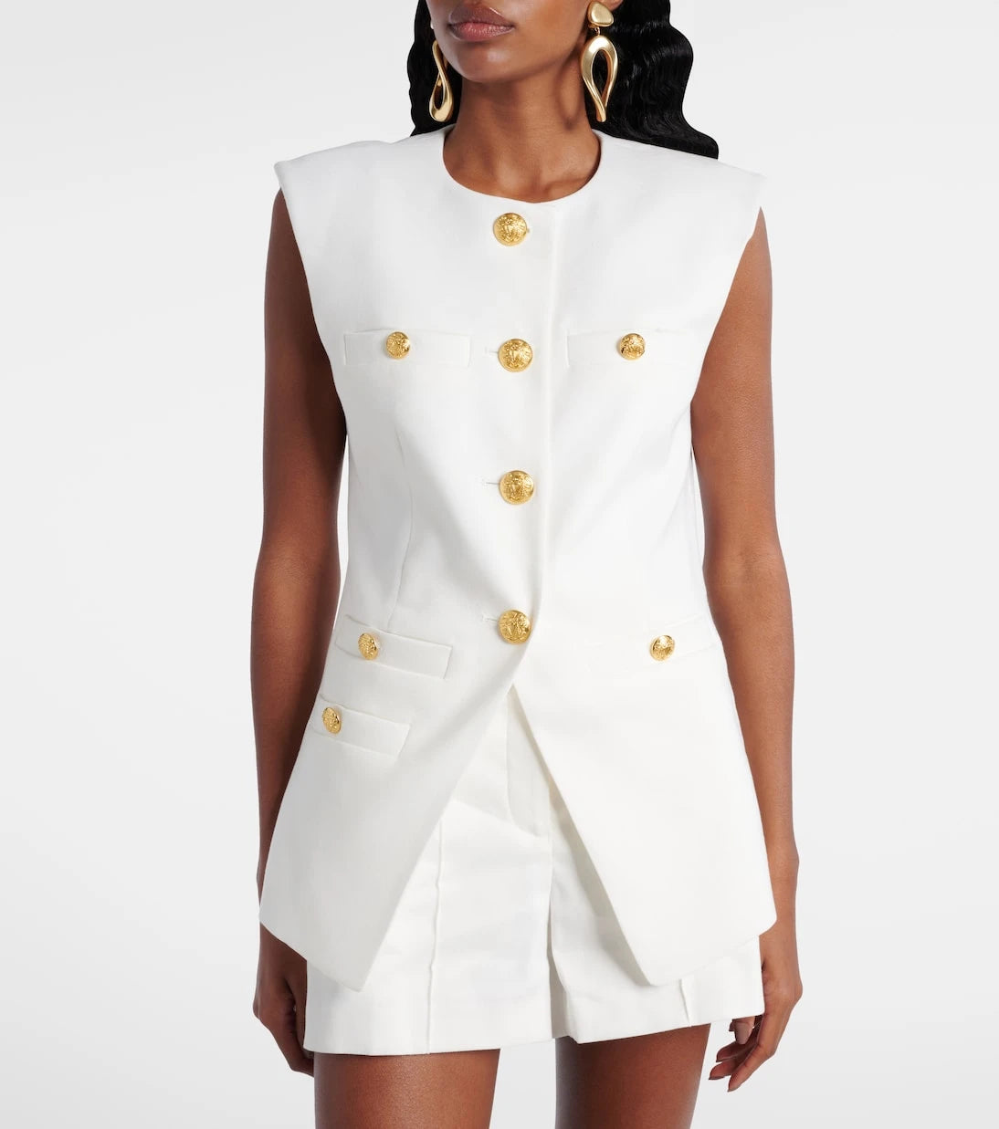 Veronica Beard - Tamara linen-blend vest