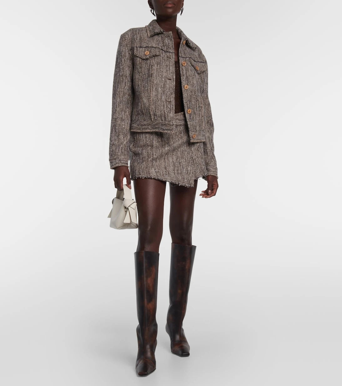 Acne Studios - Oiasa herringbone wool-blend jacket