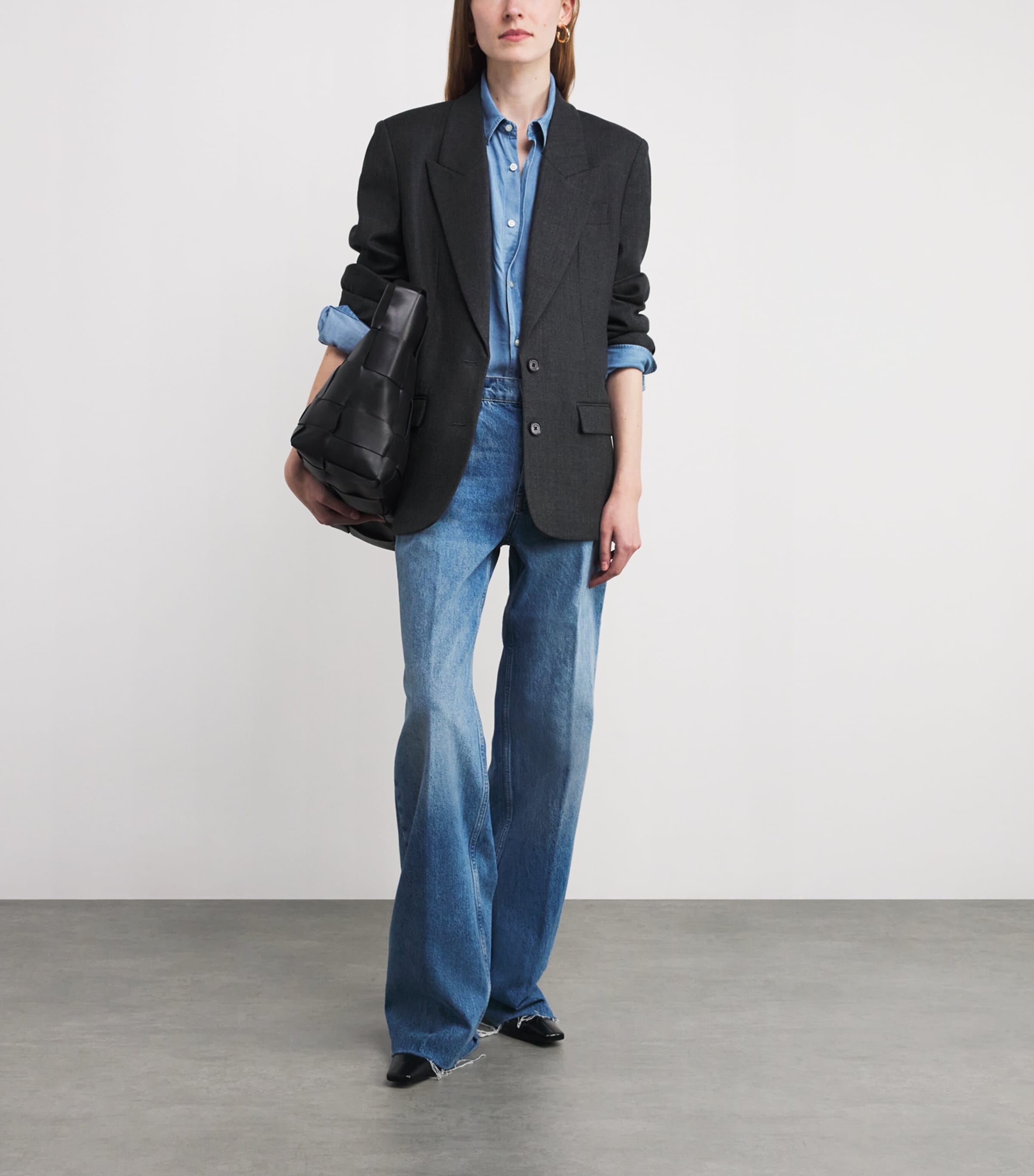 Grey Wool Ross Blazer