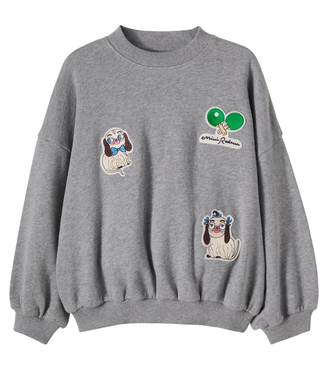 Mini Rodini - Minibabies patch-appliqué jersey sweatshirt