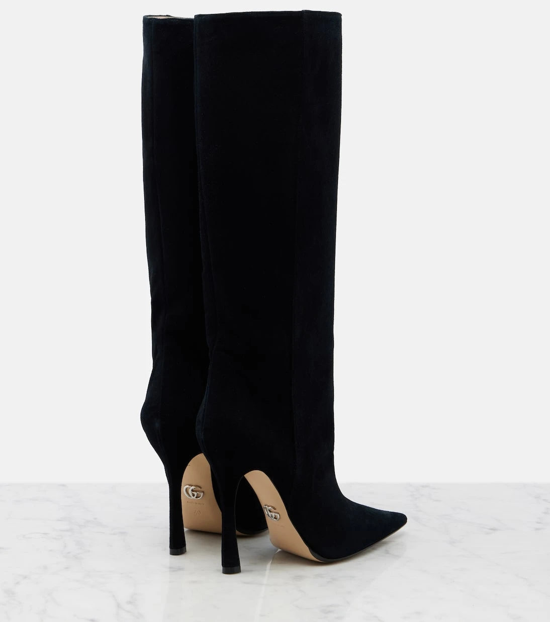 Gucci - Naomi suede knee-high boots