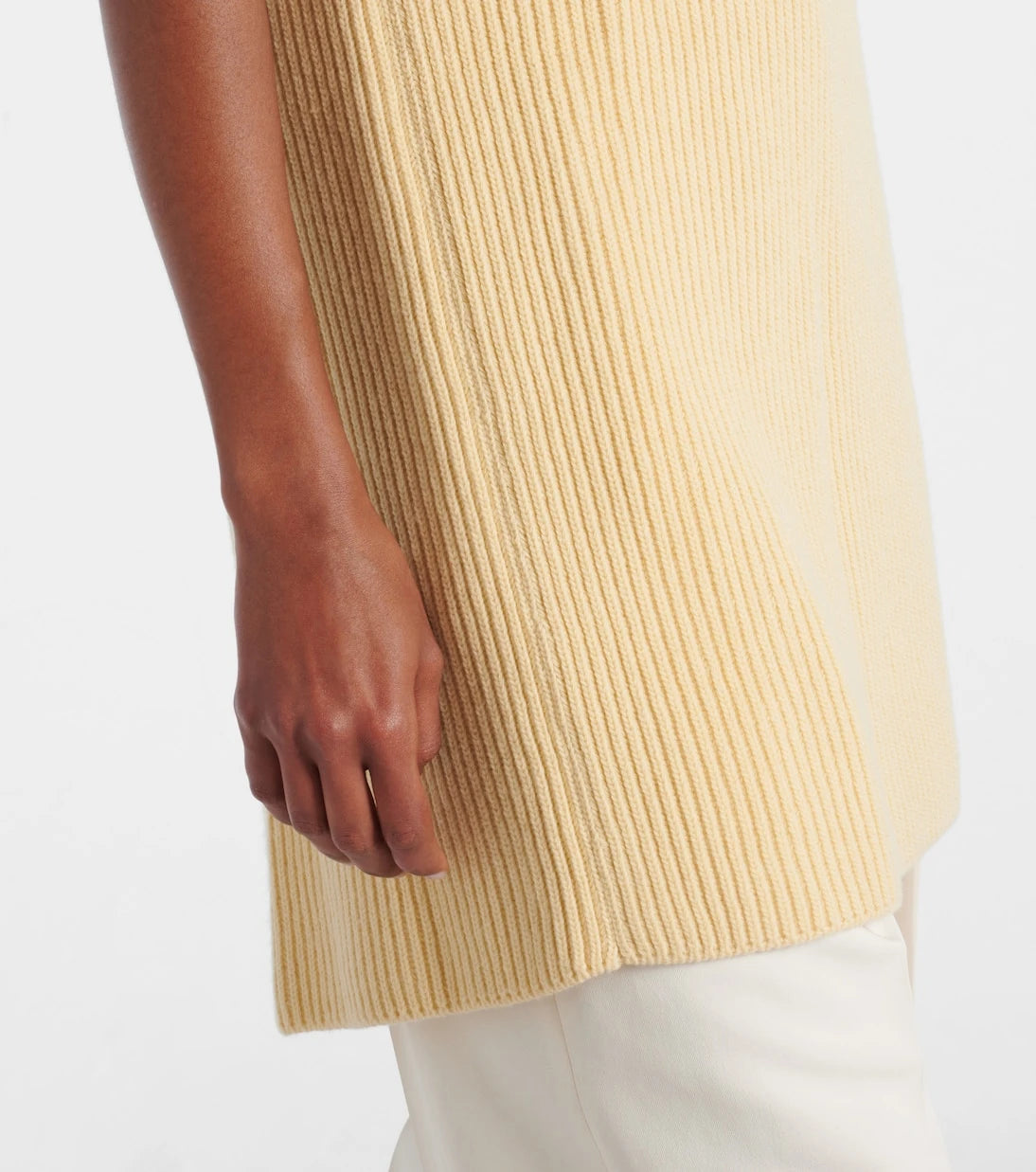 Jil Sander - Oversized ribbed-knit wool vest
