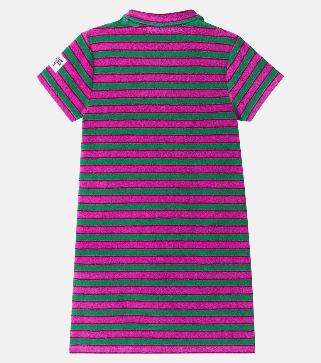 Bobo Choses - Striped cotton-blend terry polo dress