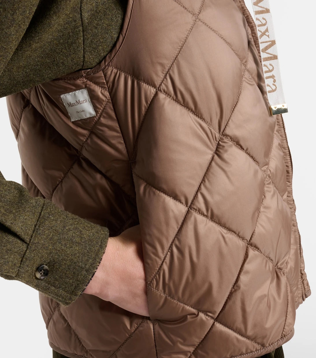 Max Mara - Tregic quilted zip-up vest