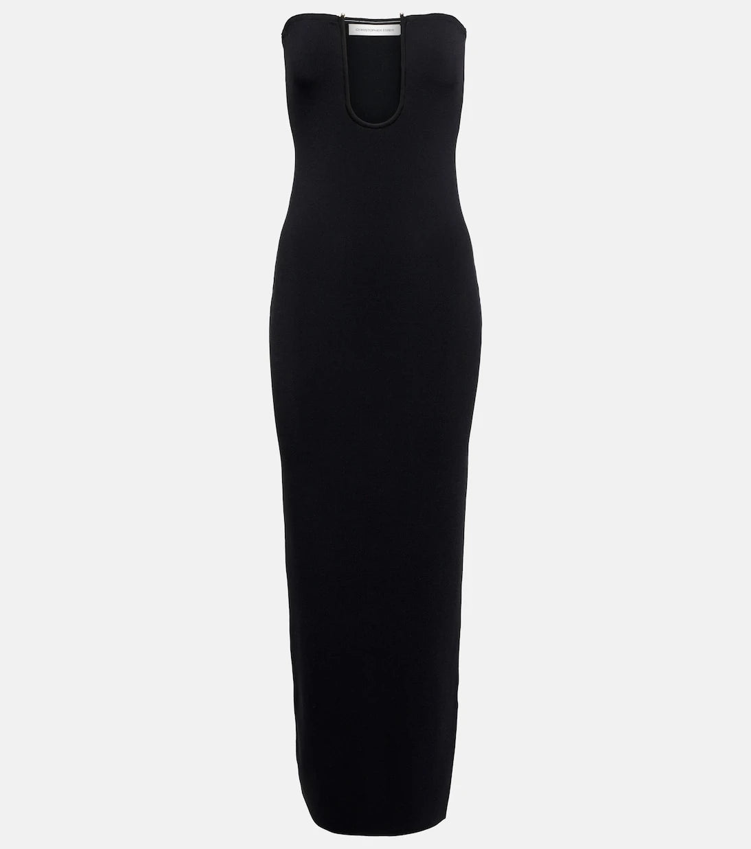 Christopher Esber - Ribbed-knit bodycon maxi dress