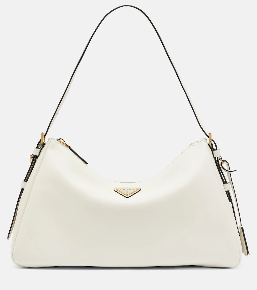 Prada - Prada Aimée Large leather shoulder bag