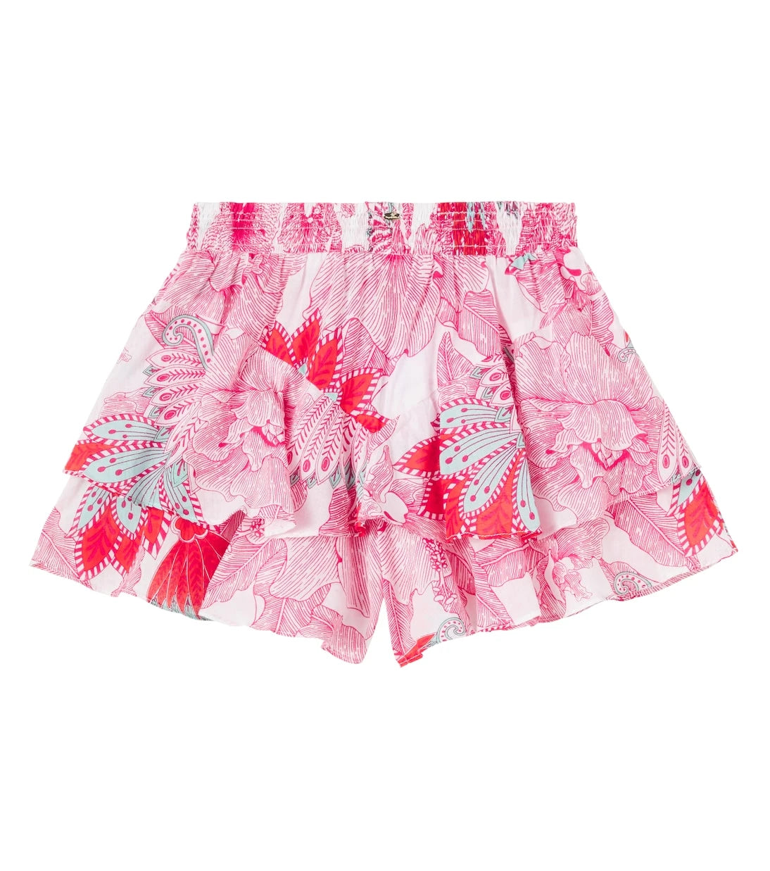 Poupette St Barth Kids - Thalia ruffled cotton shorts