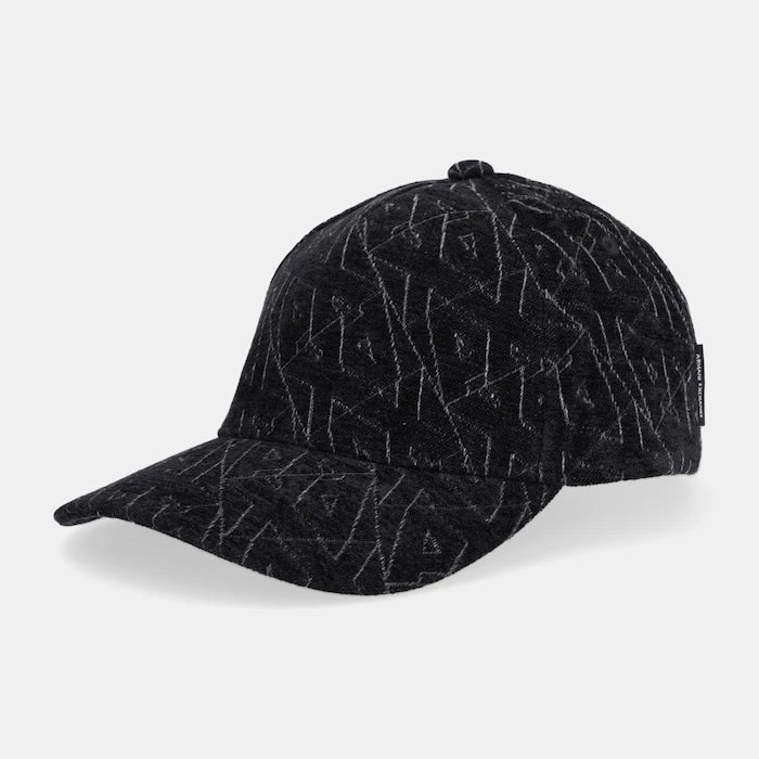 Кадифена шапка с козирка Armani Exchange