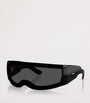 Ray-Ban Black Nylon Ultra Wrap 001 Next Generation Sunglasses