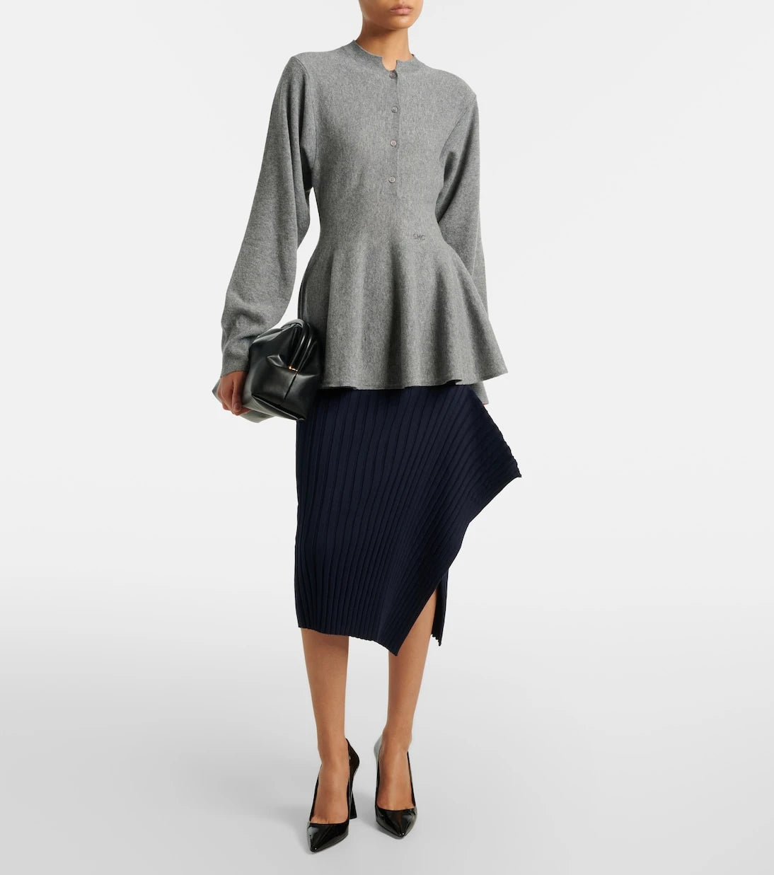 Stella McCartney - Peplum virgin wool top