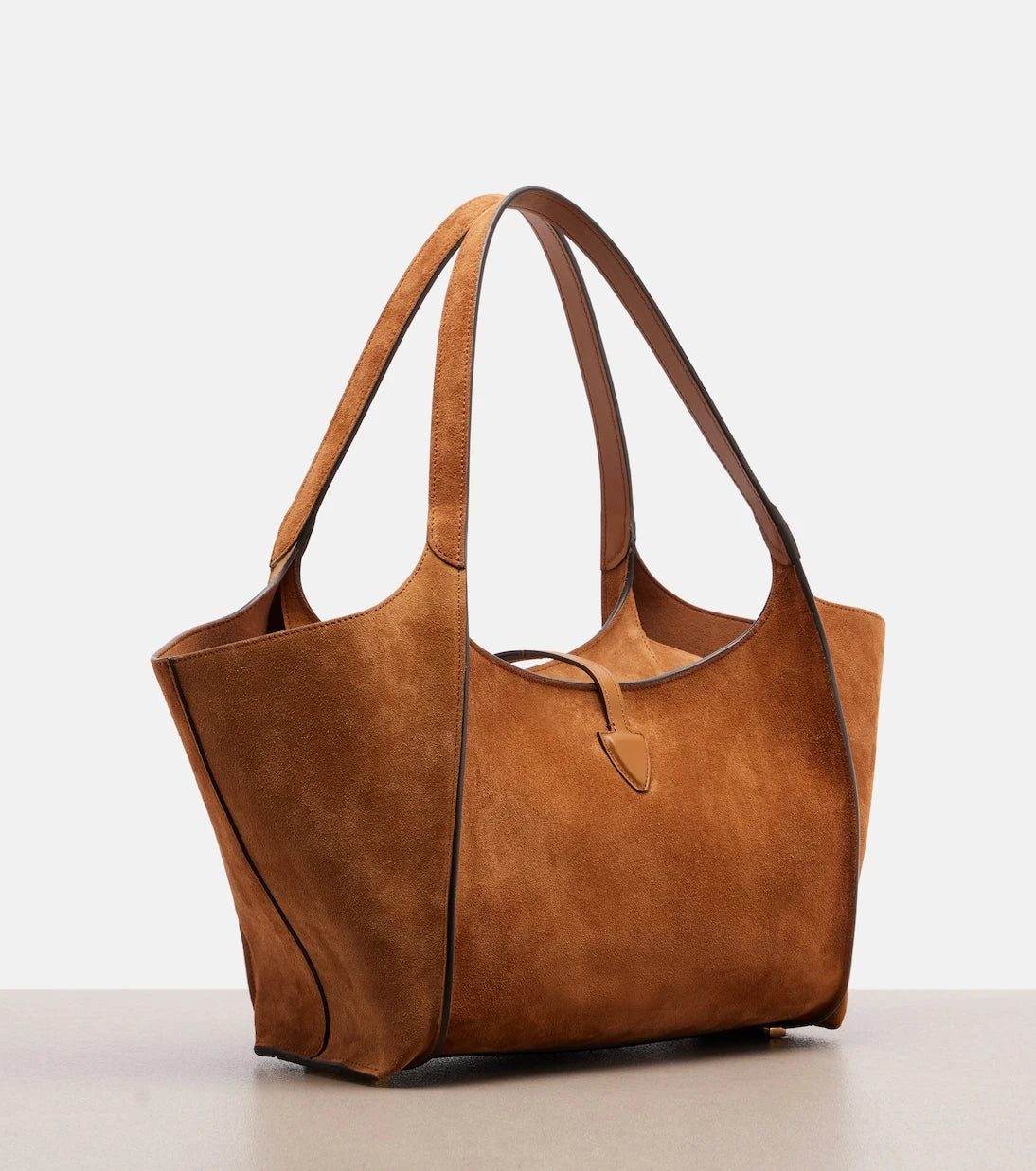 Tod's - T Timeless Small suede tote bag