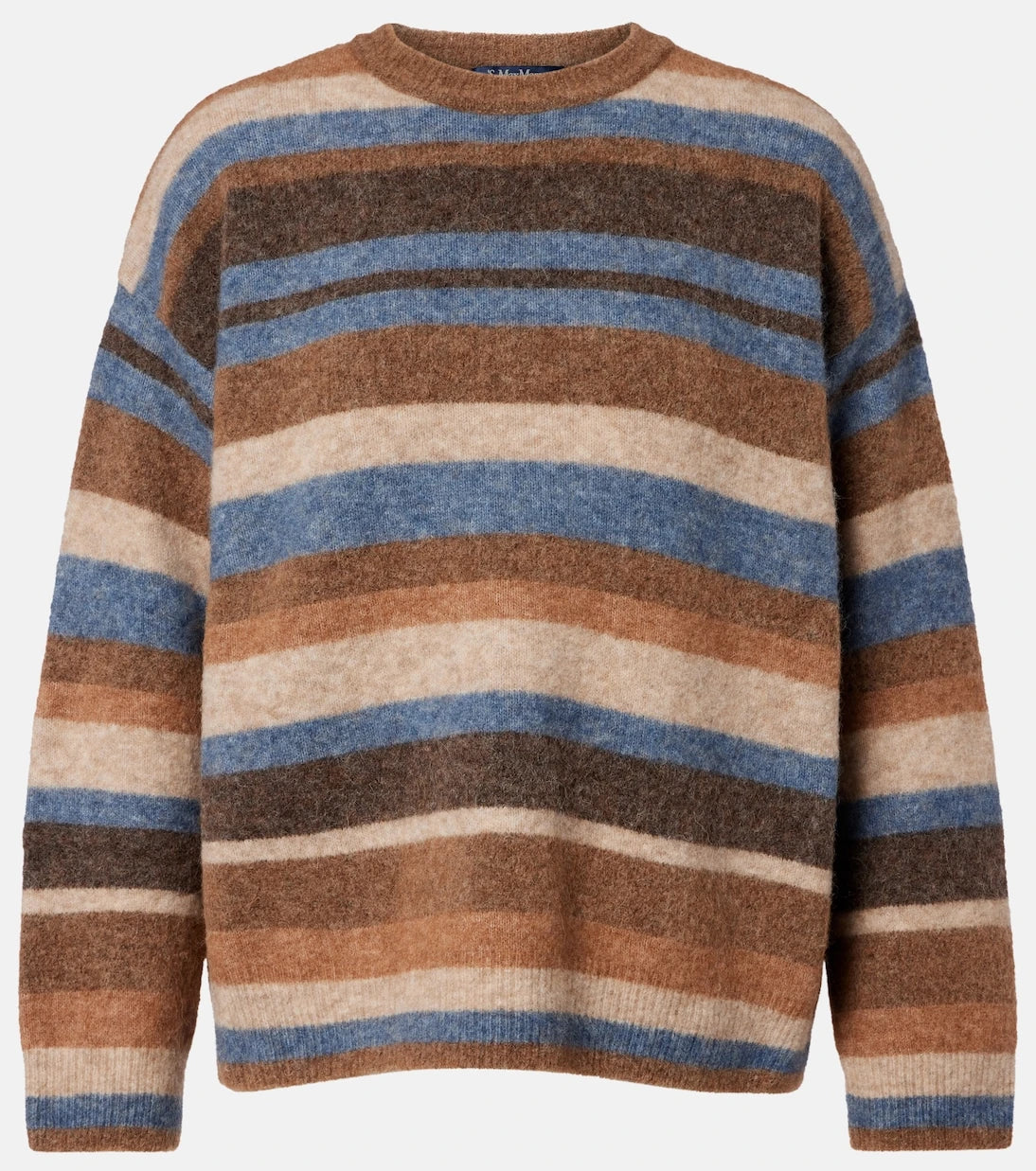 'S Max Mara - Volare striped alpaca-blend sweater
