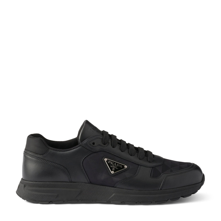 Prada Re-Nylon and Leather Prax 2.0 Low-Top Sneakers
