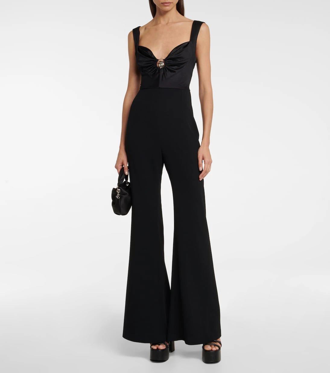 Galvan - Twister flared jumpsuit