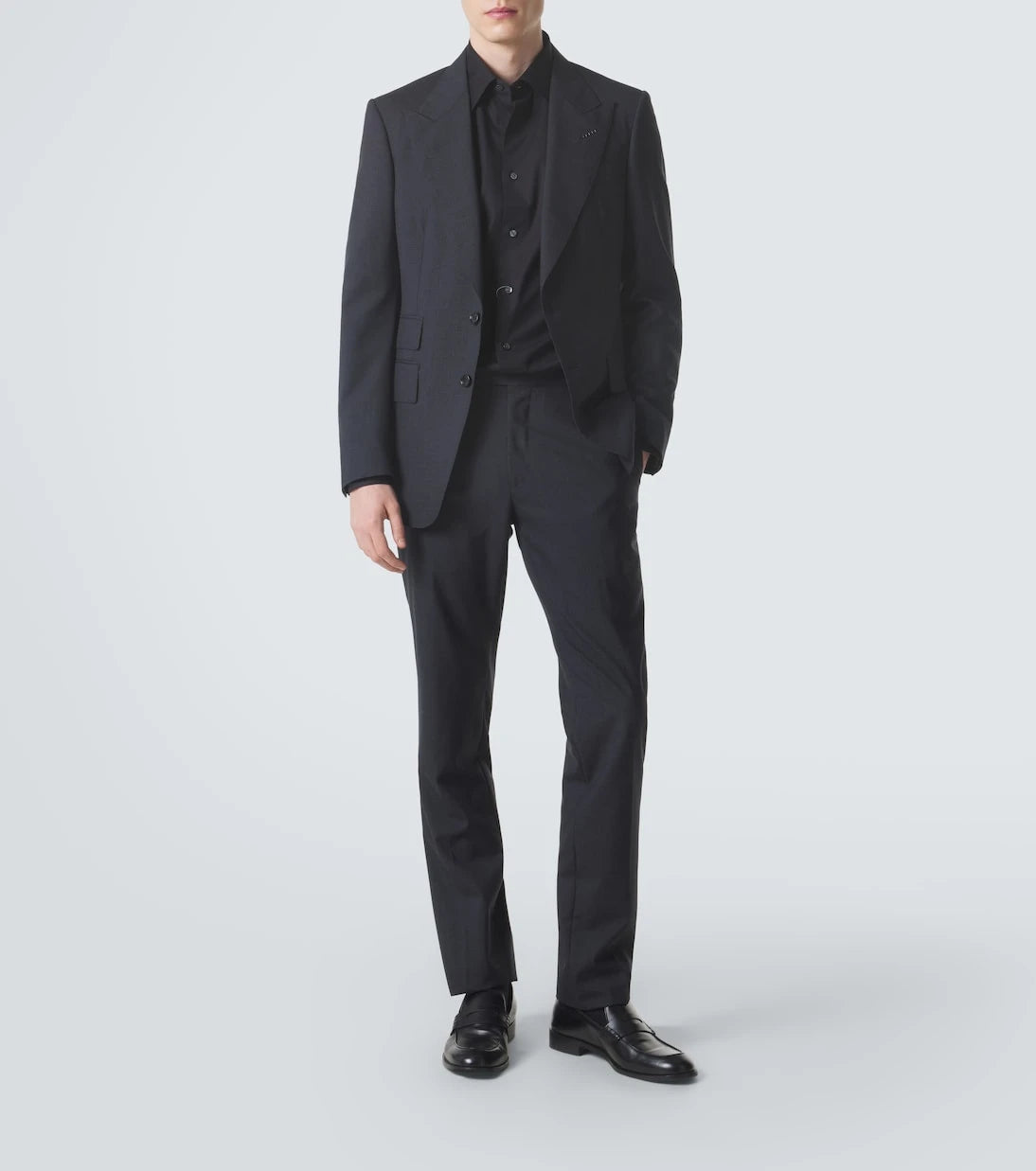 Zegna - قميص بوبلين من مزيج القطن