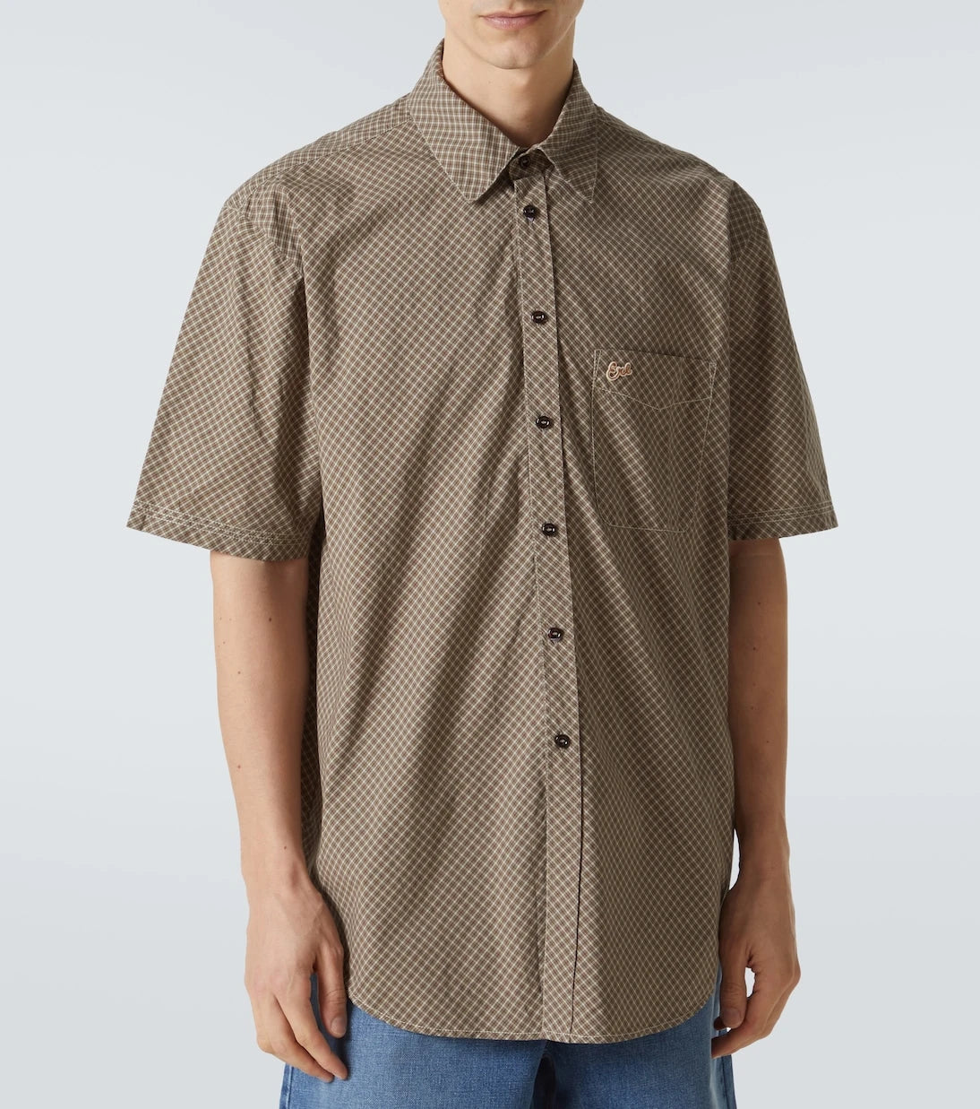 ERL - Checked cotton shirt