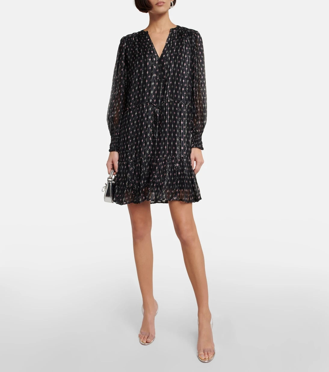 Velvet - Printed chiffon minidress