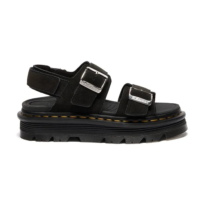 Dr. Martens platform kadın süet sandalet ayakkabısı ZebZag Sandal