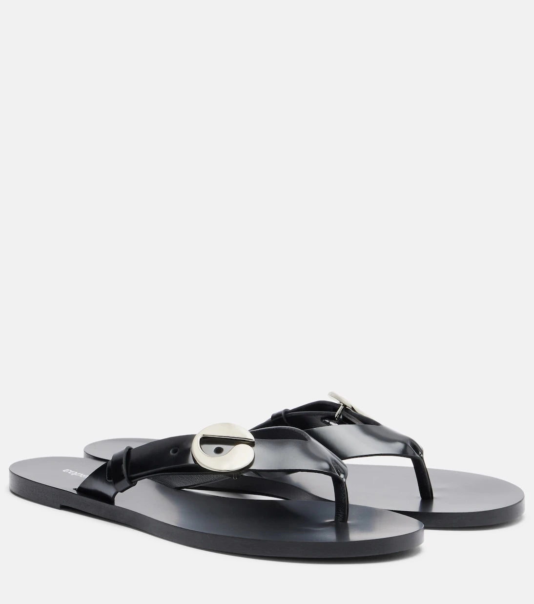 Coperni - Logo leather thong sandals
