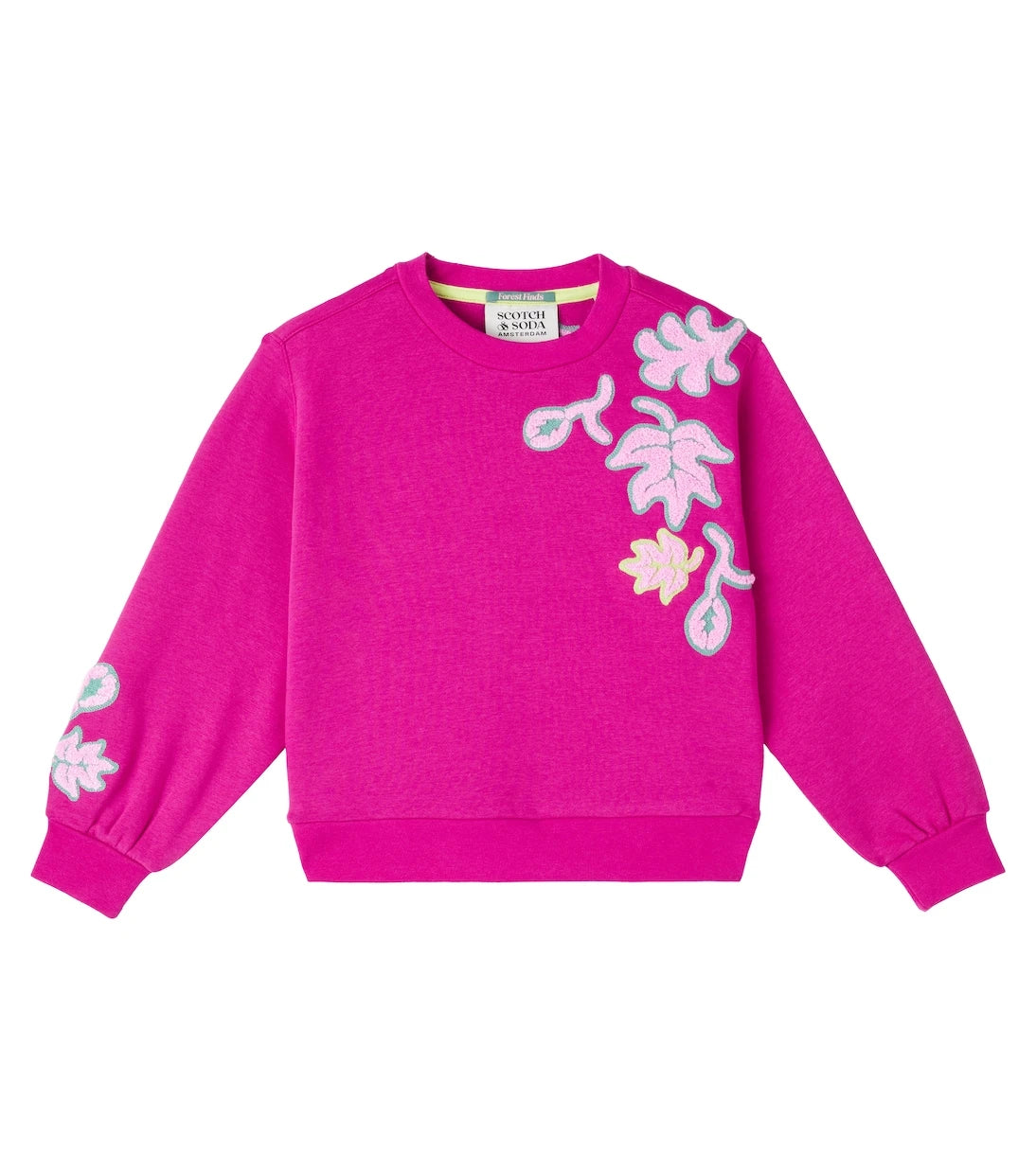Scotch & Soda Kids - Embroidered cotton-blend sweatshirt