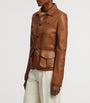 Ralph Lauren Collection Beige Lambskin Naylor Jacket