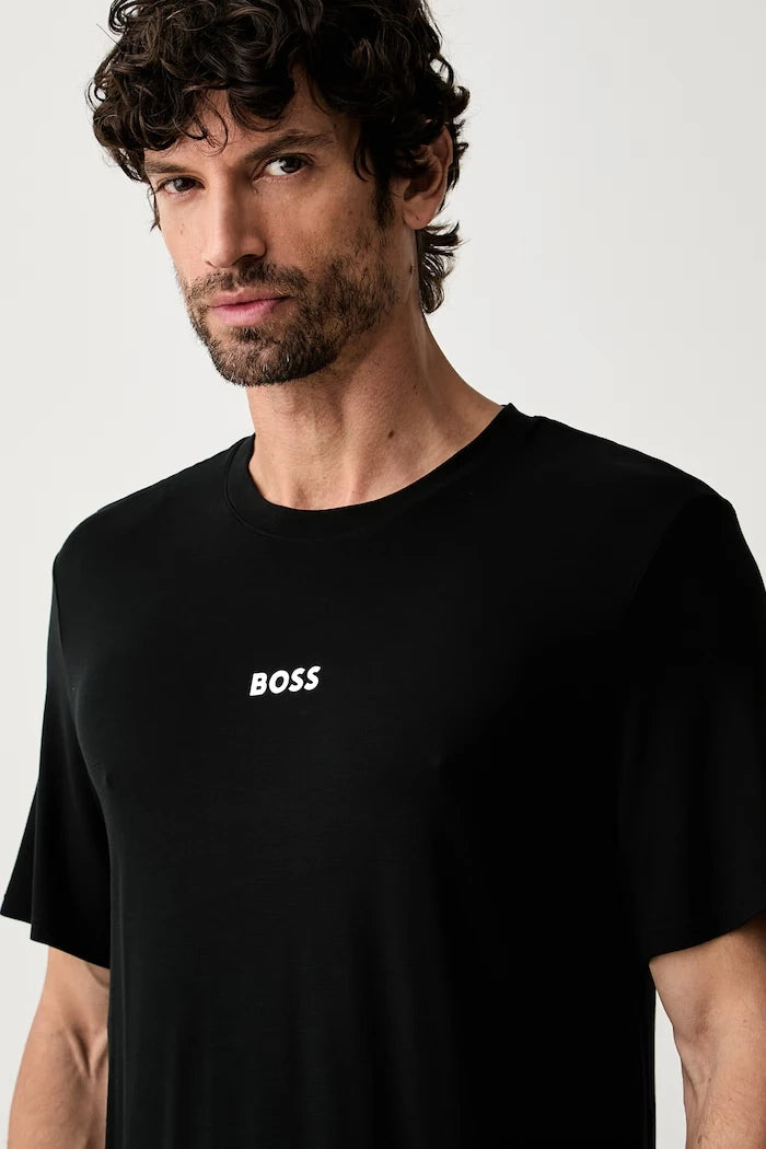 BOSS erkek viskon pijama Pique Short
