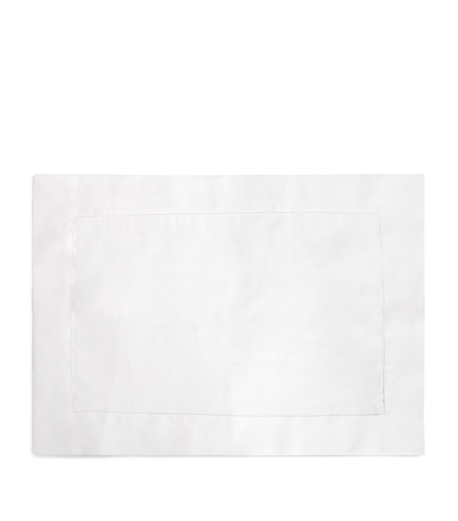 Thomas Ferguson Hemstitch Edge Placemat (36cm x 51cm)