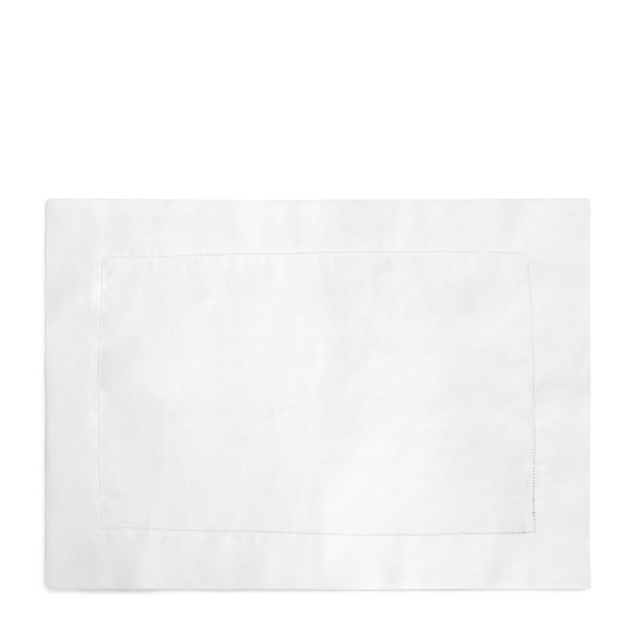 Thomas Ferguson Hemstitch Edge Placemat (36cm x 51cm)