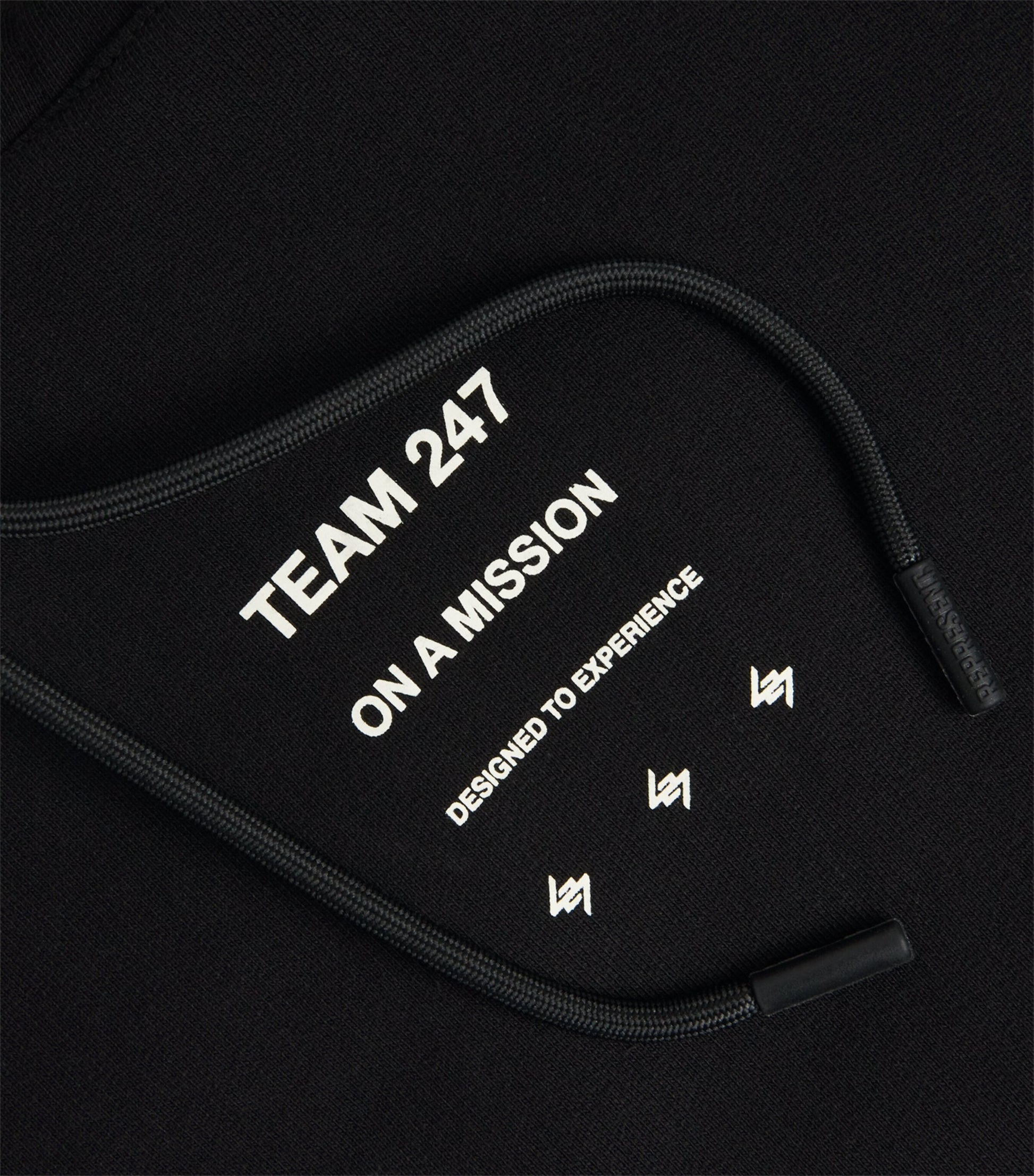 Represent 247 Black Oversized Uprising Hoodie