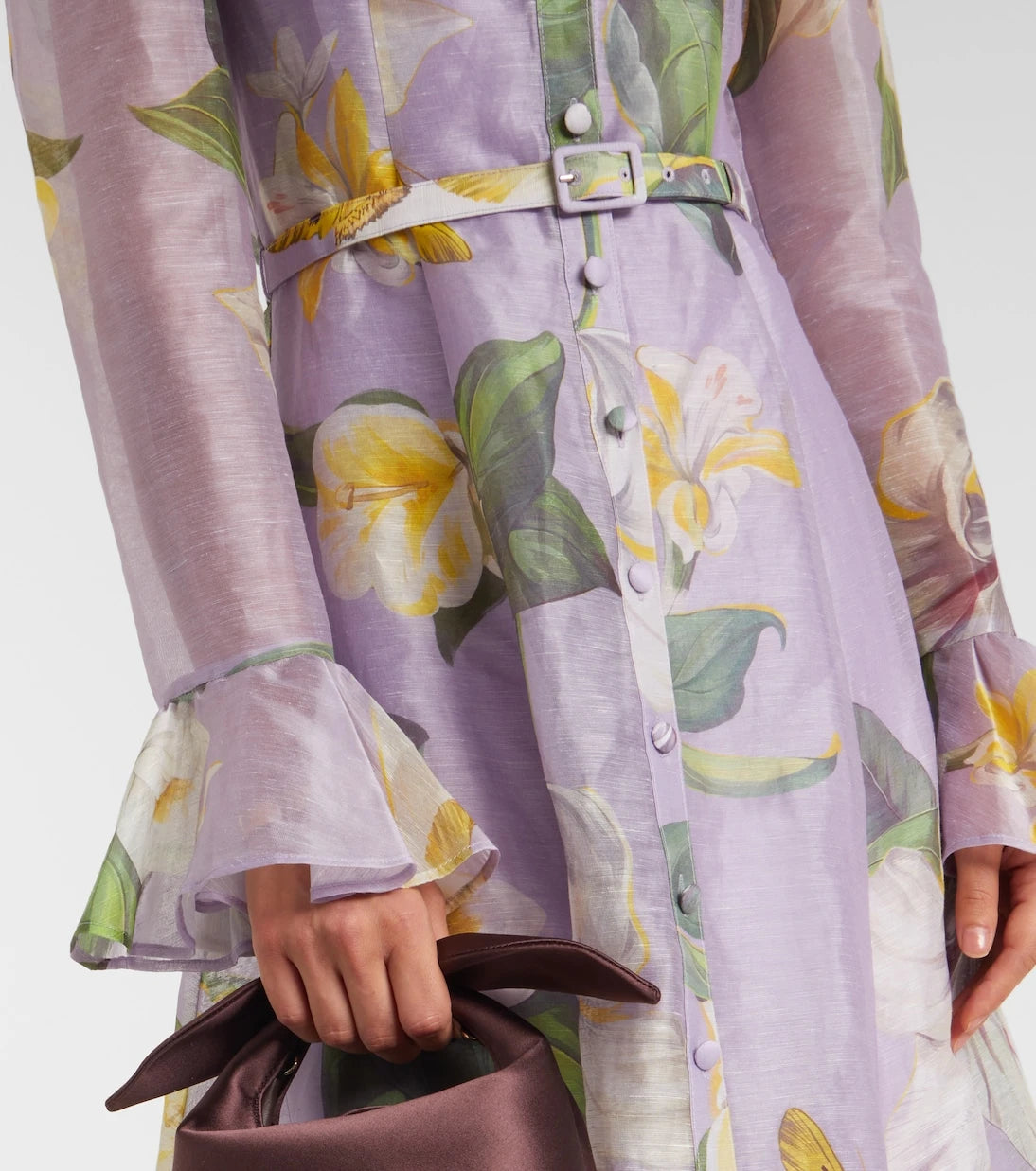 Leo Lin - Katrina linen-blend shirt dress