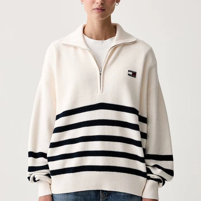 Tommy Jeans Kadın Pamuk Kazak