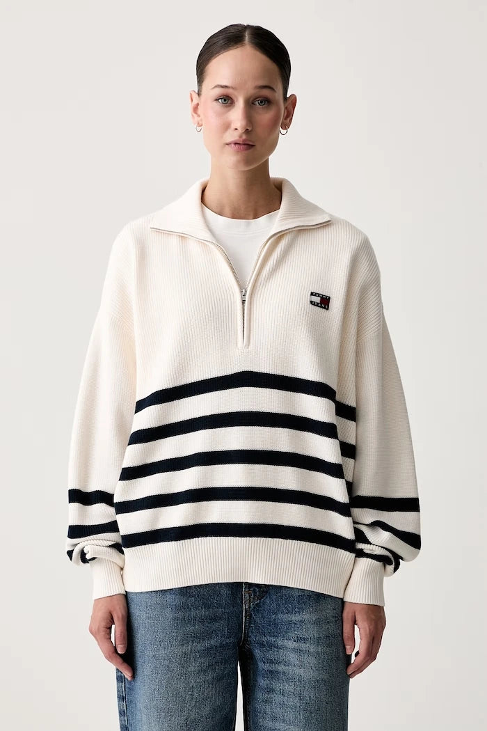 Tommy Jeans Kadın Pamuk Kazak