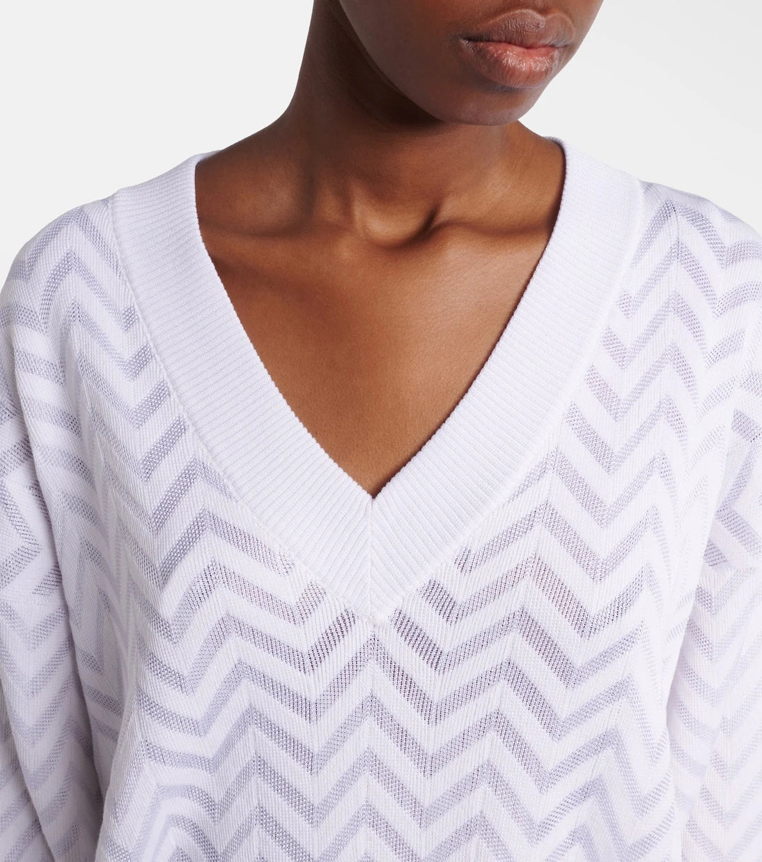 Missoni - Zigzag cotton-blend sweater